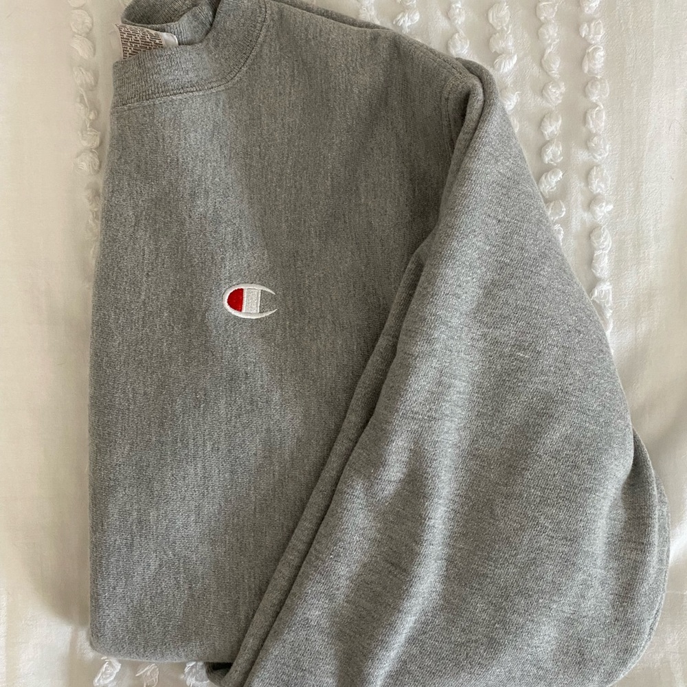 Grey champion reverse weave crewneck
